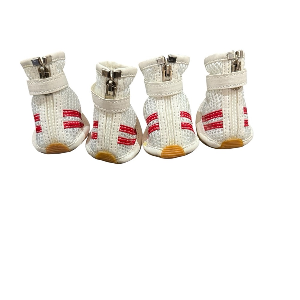 Pet Life Kids Sneakers with Red Accents